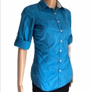 Van Heusen mid-sleeve button up